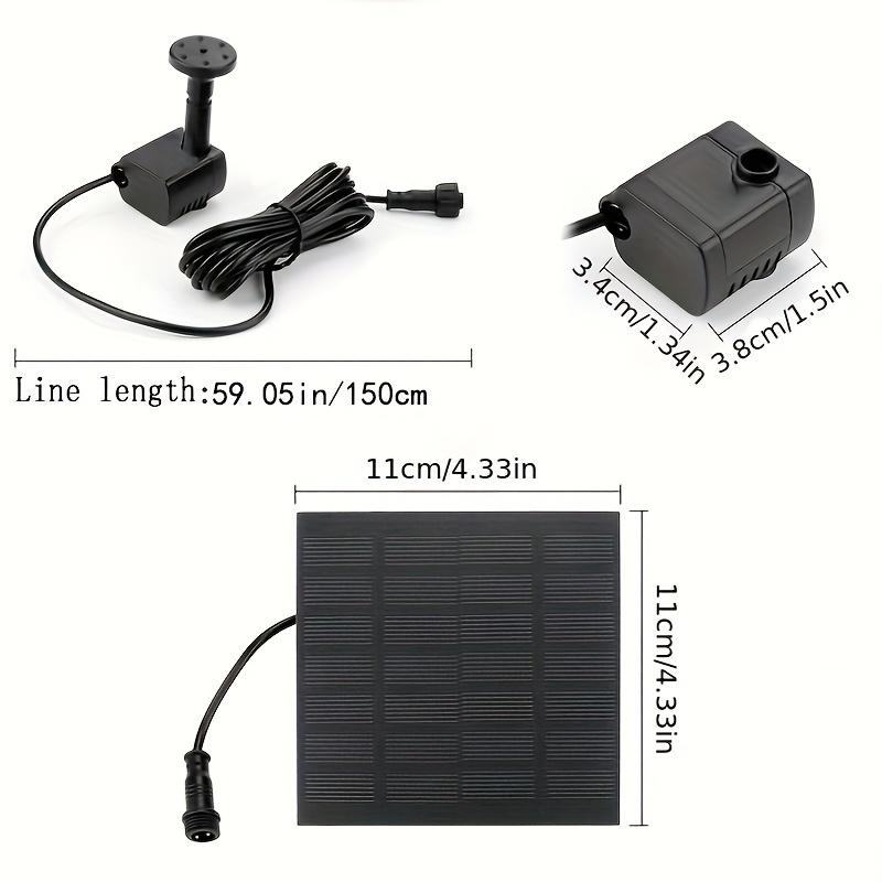 Solar Garden Fountain Pump, Solar Garden Fountain, Solar Outdoor Bird Bath Fountain Outdoor