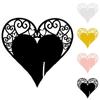 Heart Shape Wedding Party Glass Place Laser Cut On Luxury Pearlescent Paper Cards Decor Supplies