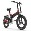 LANKELEISI G650 folding Electric Bike 20-inch Tire 500W 48V12.8AH Lithium Battery Electric Bicycle Adult City commuting E-bike
