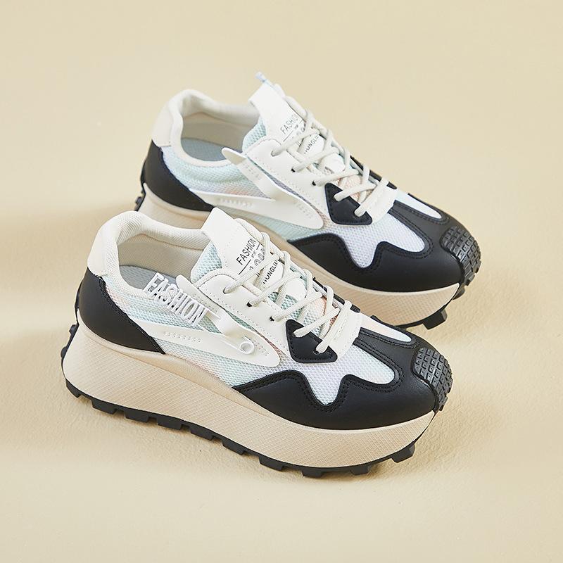 Женские кроссовки для ходьбы, повседневные, удобные, легкие, нескользящие, на толстой платформе, для папы, кроссовки для бега, спортивная обувь для тренировок на открытом воздухе