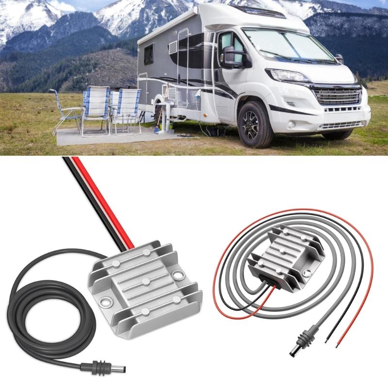 12V/24V to 30V 3.5A Converter with Power Cable Step Up Module 9V to 28V Input Step Up Power Adapter Cord Enduring