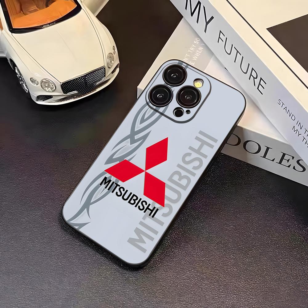 Чехол для телефона Luxury Car M-mitsubishis для 16 Pro Max Iphone 17 Pro Max 14 15 Plus 12 13 11 Pro Xr X Xs SE Задняя крышка