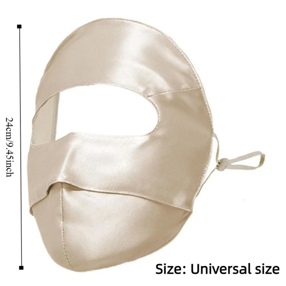 Breathable Summer Sunscreen Mask 100% Silk Bike Cycling Mask Fashion Face Mask  for Women