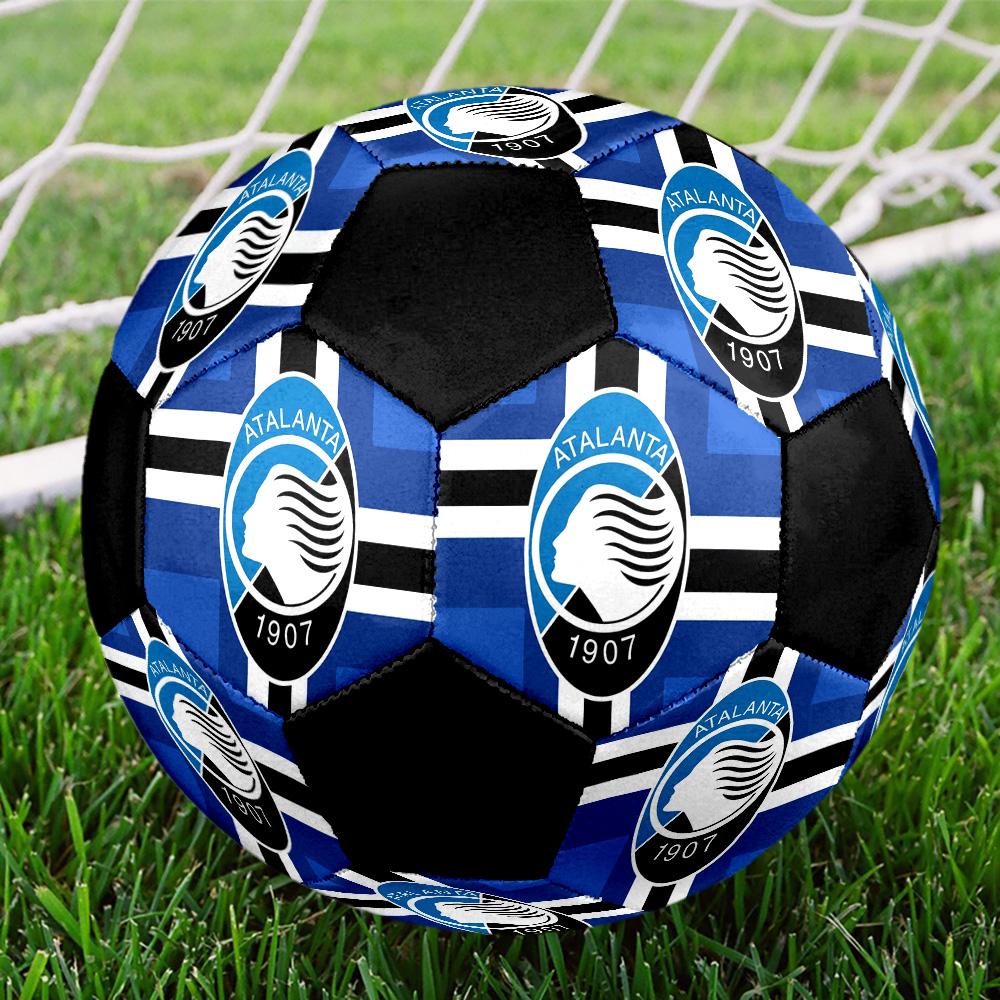 Аталанта Футбольный мяч для зала Цветной Машинная строчка ПВХ Размер 5 Командная тренировка Готов к соревнованиям Прочный Высокий отскок Крутой спортивный подарок