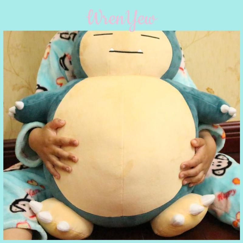 Large Snorlax Plush Toy For Kids And Adults Perfect Cozy Kabigon Pillow Gift