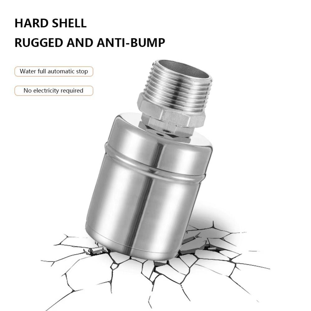Automatic Water Level Control Valve Stainless Steel Shutoff Valve Floating Ball Valve  Home
