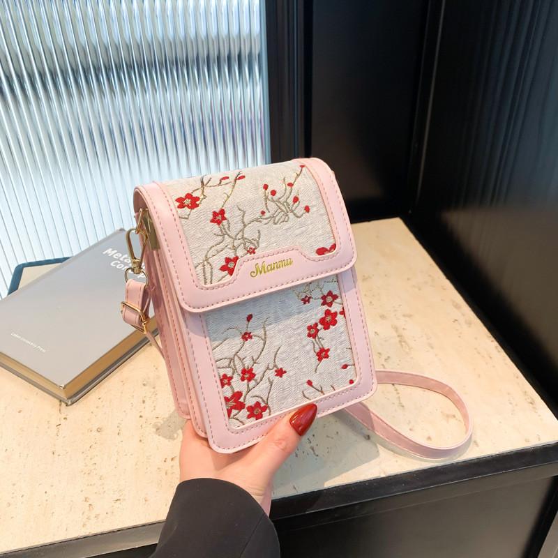 Stylish Blue Pink And White Pu Small Square Bag For Women Ideal For Summer Outfits