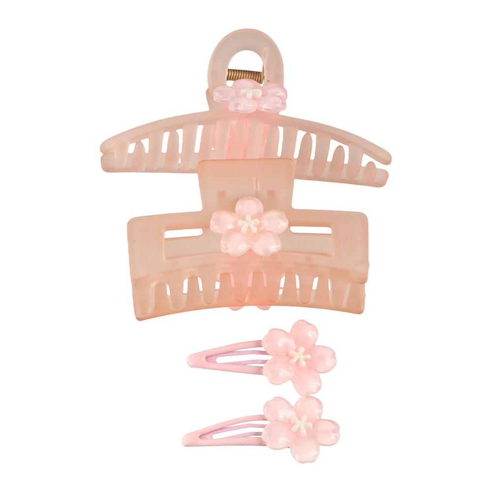 Hair Accessories Sakura Hairpin Cherry Blossom Flower Hair Claw Kawaii Flower Hair Clip Lady