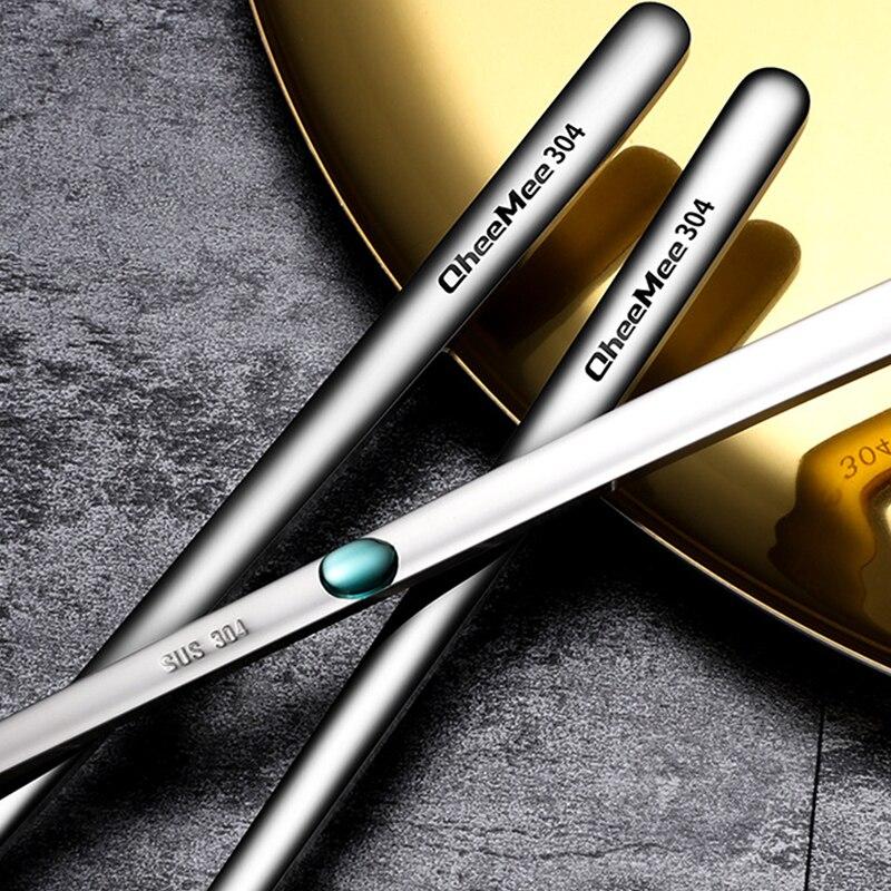 1 шт. Длинная ручка из нержавеющей стали 304, кофейная ложка, ложка для размешивания мороженого, десерта, чая, для пикника, кухонных принадлежностей, барных инструментов