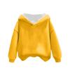 Children's Boys And Girls Fashionable Solid Color Pullover Casual Round Neck Hooded Sweatshirt Plus Fleece Sweatshirt
