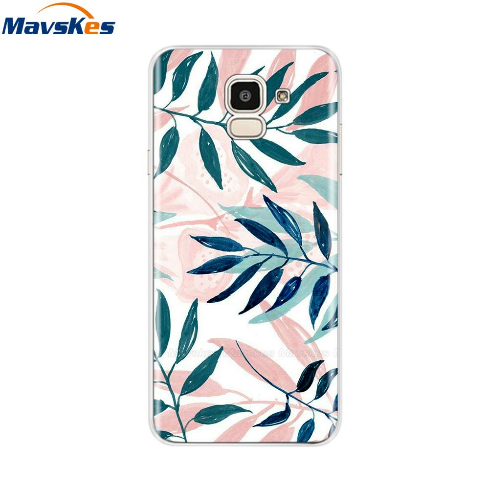 Чехол для Samsung Galaxy J6 2018 Мягкая задняя крышка из ТПУ-силикона sДля Coque Fundas Samsung J6 2018 J6 Plus 2018 Мягкие чехлы для телефона