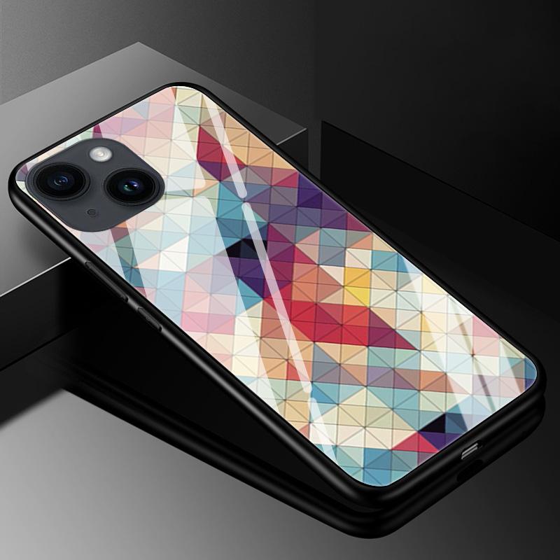 Закаленное Стекло Чехол для iPhone 13 14 Pro Max Чехол Жесткий Чехол для iphone 14pro 11 13 12 11 Pro Max 14 Plus Чехол для Телефона ТПУ Бампер