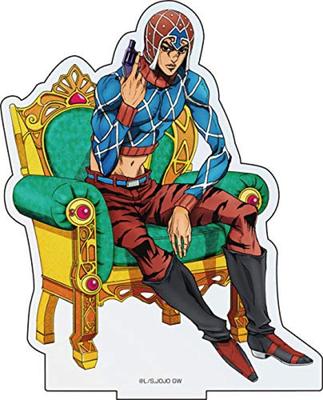 Bizarre Adventure Golden Wind Оригинальная БОЛЬШАЯ акриловая подставка Buccellati Team Mista JoJo's (4)