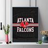 Atlanta Falcons 100% Round Full Drill 5D DIY Diamond Painting Embroidery Cross Stitch Rhinestone Décor