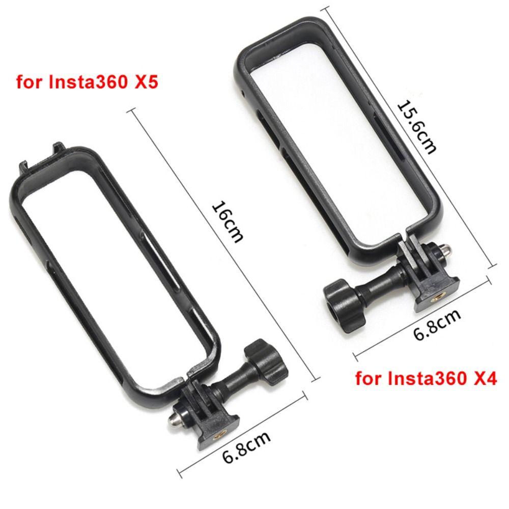 Open Side Design Sports Camera Frame PC Material Cover for Insta360 X4 X5 Travel Vlogging