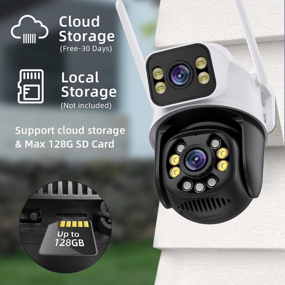 8-мегапиксельная камера видеонаблюдения Wi-Fi, водонепроницаемая беспроводная камера безопасности с искусственным интеллектом, обнаружение человека, камера видеонаблюдения Dahua IP, ночное видение