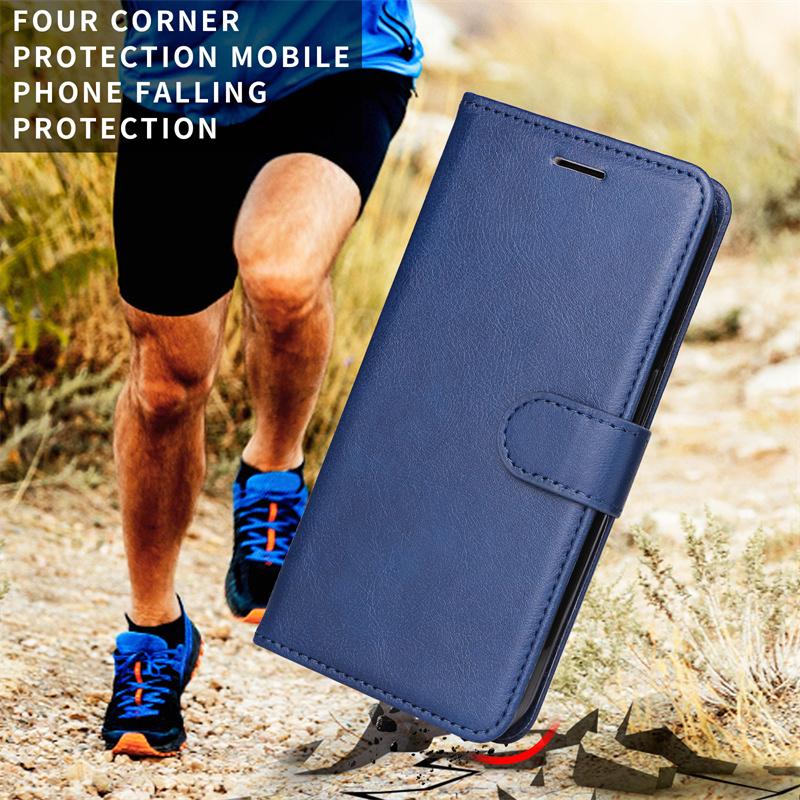 Роскошный модный однотонный флип-чехол из искусственной кожи для Samsung Galaxy A34 A54 A14 5G A 54, магнитный кошелек, слот для карт, подставка, держатель, обложка книги
