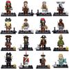 Пираты 8 шт. Карибские минифигурки Русалка Пазл Собранные блоки Строительство