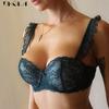 Sexy Lace Lingerie Green Brassiere Push Up Bra Women Underwear