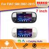 7 Inch Andorid Auto For Fiat 500 2007-2015 Car Head Unit Multimedia Video Player Stereo GPS Navigation 4G WIFI BT 2din DVD