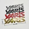 3D Металлическая эмблема-значок логотипа Yaris Матовый черный Хромированная наклейка с буквой на багажник Для Yaris Аксессуары для декора экстерьера автомобиля