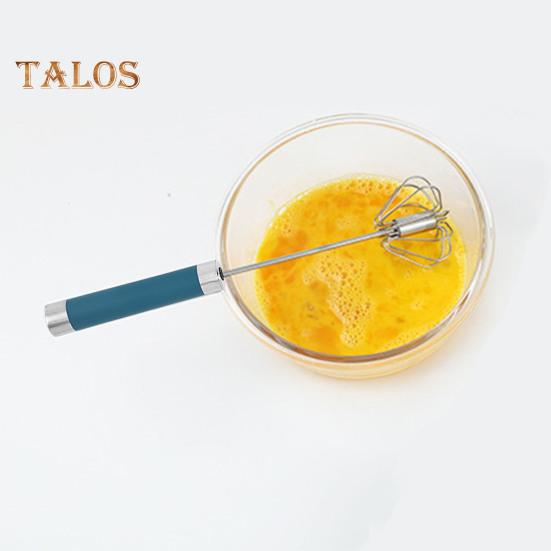 Полуавтоматический венчик для взбивания яиц, блендер, ручной толкатель, роторный венчик 10/12/14 дюймов, миксер из нержавеющей стали для приготовления пищи, кухонный инструмент