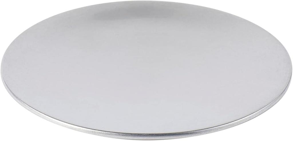 Vintage Inox Barrel Double Plate 245mm Diameter Great Value Set Made in Japan VINTAGEINOX Stainless Aged Dishwasher Safe - 2-Piece - - [Authorized
