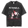 Retro Old Neutral Style Various Shark Printing Washed  New Arrival Mens Clothes Tee Shirt Homme Graphic T-Shirts Men 61452