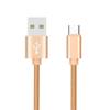 Cable Tressé Type C pour Huawei P9 Chargeur USB 1m Réversible Connecteur Syncronisation Nylon (OR)