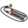 Riser Adapter Card 8 Excicon Capacitors Multi Layer Shielding Fixed Buckle PCIE Riser 1x to 16x Adapter
