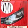 2 шт., автомобильные фары, наклейки для бровей, накладка для Volkswagen VW POLO MK5 2011 2012 2013 2014 2015, аксессуары