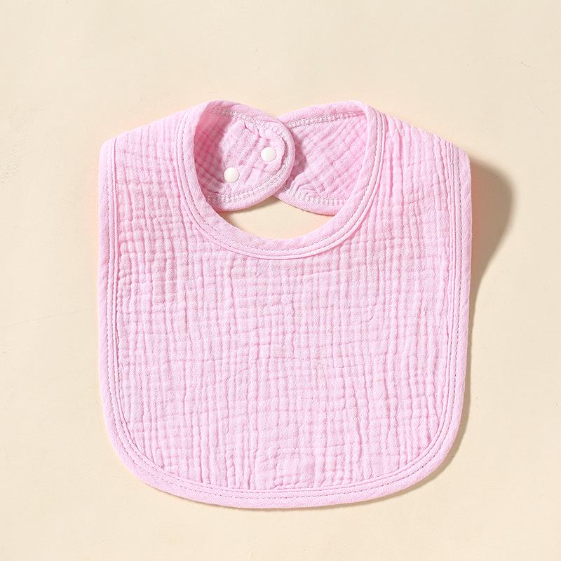 Soft U-Shaped 4-Layer Cotton Gauze Baby Bib: Absorbent and Lightweight for Spring and Summer