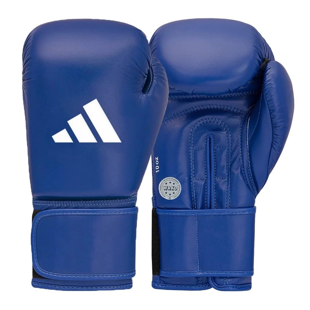Adidas NEW Amateur Boxing Gloves WAKO Approved ADIWAKOG2 (Blue, 12oz)