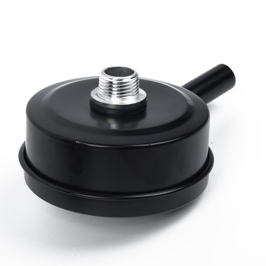 Фильтр насос аксессуары шум металл черный воздушный компрессор глушитель замена крепления инструменты 20 мм впускной практичный