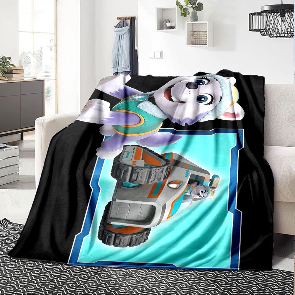 1pc Paw Paw10 Blanket, Gift, for Men and Women, Soft Blanket, Good for Sofa Bed Couch Travel, Lightweight Flannel Blanket