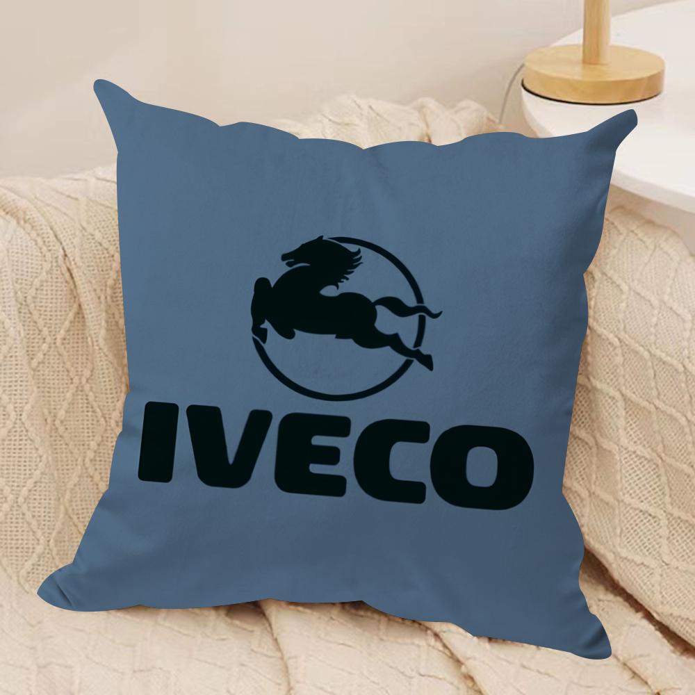 Classic IIVECO Cushion Cover Short plush Doublesided Print Square Throw Pillow Covers Sofa Home Cushion Decor