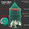 Three Drift Fishing Net Bag Water-floating Fishing Net Pocket Portable Fish Basket  Sea Fishing