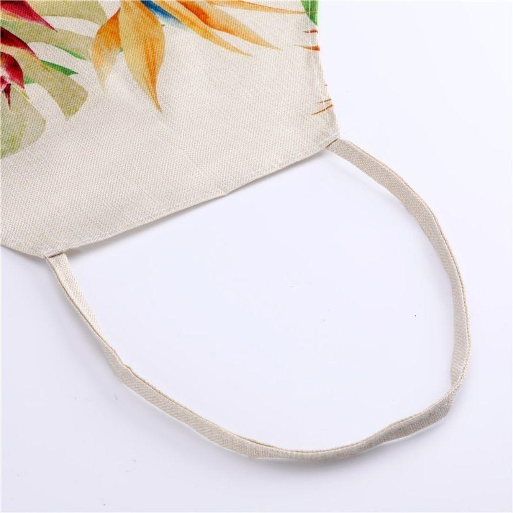 Flower Print Floral Print Apron Soft Fabric Baking Aprons New Plant Aprons Baking