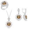 Handcrafted 925 Sterling Silver Zultanite Jewelry Set - Color Changing Cushion Cut Stone, Special for Women - Unique New Year Gift Idea for Her