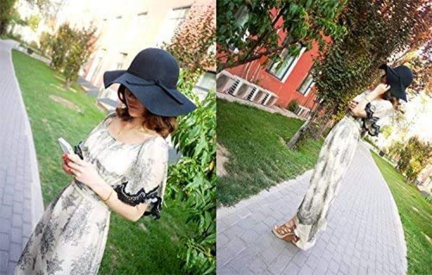 Шляпа [cmy select] [CMY Select] Женская с широкими полями (Черный, М)