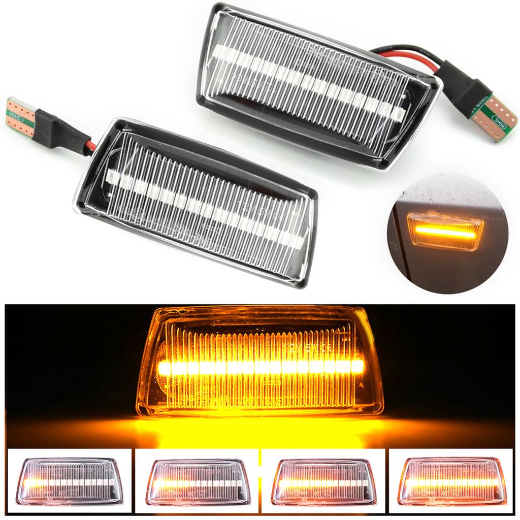 Turn Signal Light LED Dynamic Side Indicator Flowing Side Easy Installation Compatible for Astra H MK5 MK2 MK4 MK5 MK1