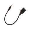 3,5 мм черный автомобильный аудиокабель Aux к USB-аудиокабель автомобильная электроника для воспроизведения музыки автомобильный аудиокабель USB-конвертер для наушников