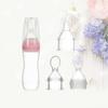 Silicone Nursing Bottle Spoon Head for Baby Feeding 3Pcs Pink Set