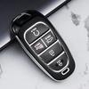5-кнопочный ТПУ чехол-оболочка для автомобильного ключа Hyundai Tucson Solaris Sonata Hybrid Nexo Nx4 Santafe Dn8    Аксессуары
