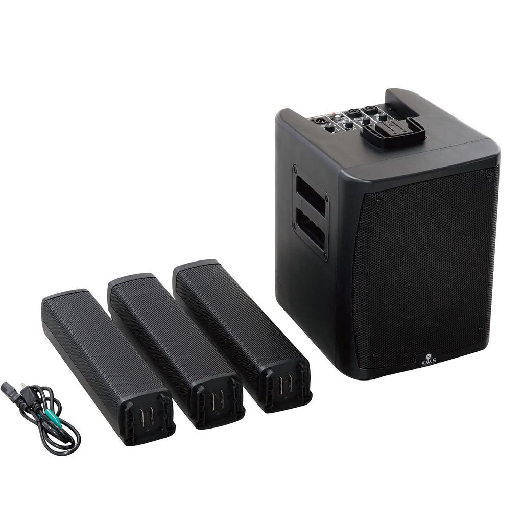 200W Japanese Operation Panel Bluetooth Compatible Mixer Portable Column Speaker 200BT K.W.S Built-in C-Porter