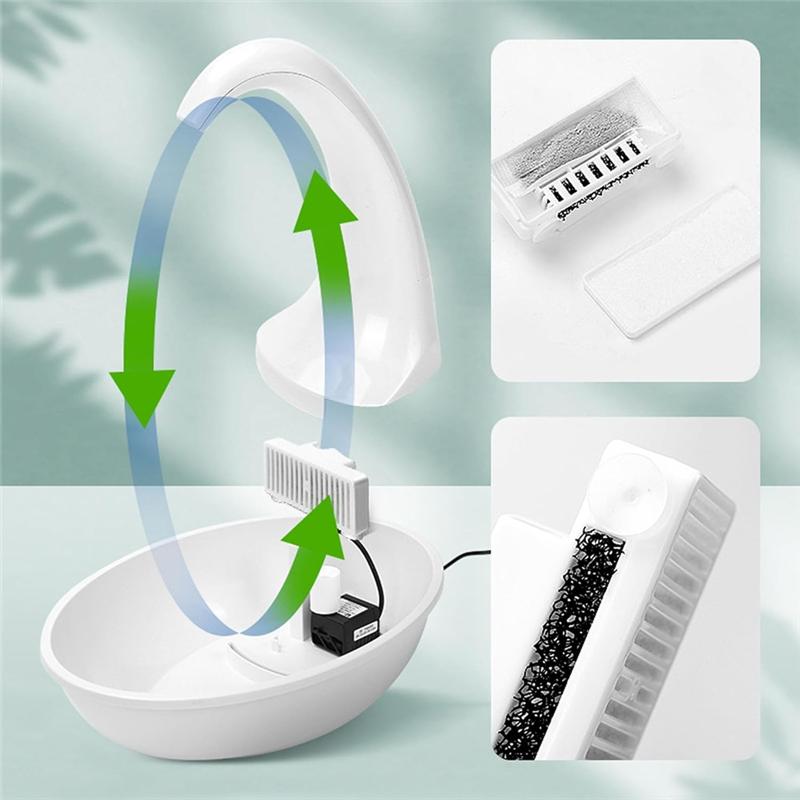 Фильтры T-образной формы 2025 года Сменные Фильтр для фонтанчика с водой для домашних животных Запасной для Pioneer Mini Vortex и Swan Pet Drinking Fountain