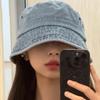 Корейский стиль джинсовые шляпы-ведра рыболовные шляпы для отдыха на природе мужчины женщины солнцезащитные кепки модные хип-хоп кепки