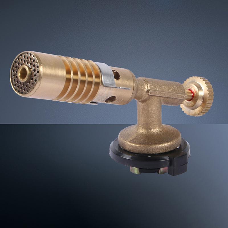 Медная бутановая горелка, сварочная газовая горелка, огнемет для пайки, портативный термофен для кемпинга и барбекю