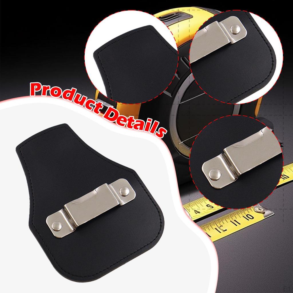 Держатель для рулетки, держатель для измерения, ручная работа, искусственная кожа, зажим для ремня для инструментов для дома