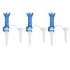 3pcs Flexible Golf Tees Set with 8 Claws Wear Resistance Portable Golf Training Ball Tees